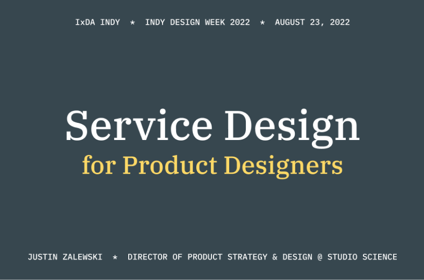Service Design for Product Designers